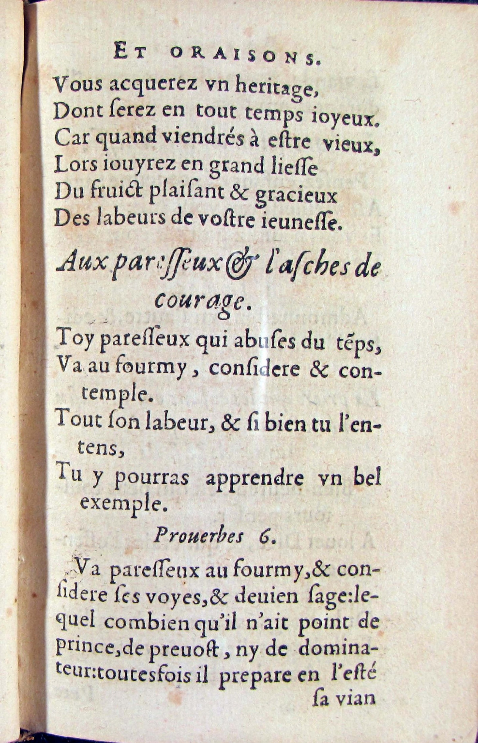1572 - Antoine Certia - Trésor des prières, oraisons et instructions chrétiennes - Nîmes