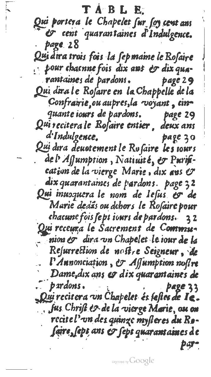 1615 - Jean Bogart - Trésor des indulgences du saint Rosaire - UGent 1615 - Jean Bogart - Trésor des indulgences du saint Rosaire - UGent