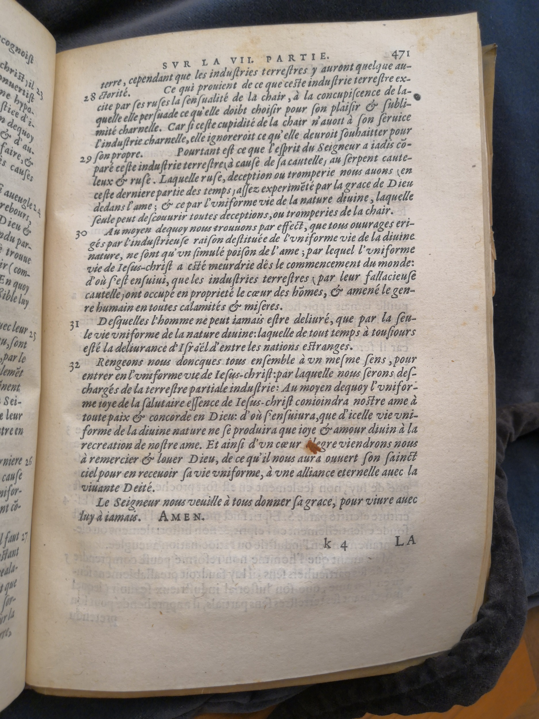 1581c. - Christophe Plantin - Le Livre des témoignages du Trésor caché au champ (Livres 2, 4, 6 et 7) - Anvers Musée Plantin Moretus