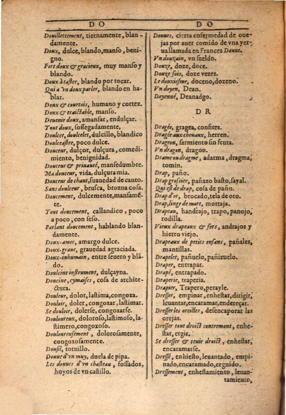 1607 - Marc Orry - Trésor des deux langues espagnole et française (Première et Seconde parties) - ÖNB Wien