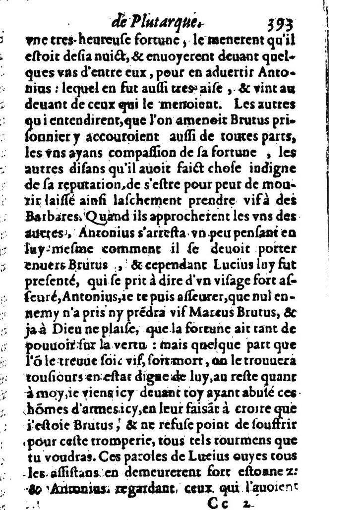 1611 - Pierre Rigaud - Trésor des vies de Plutarque - BM Lyon
