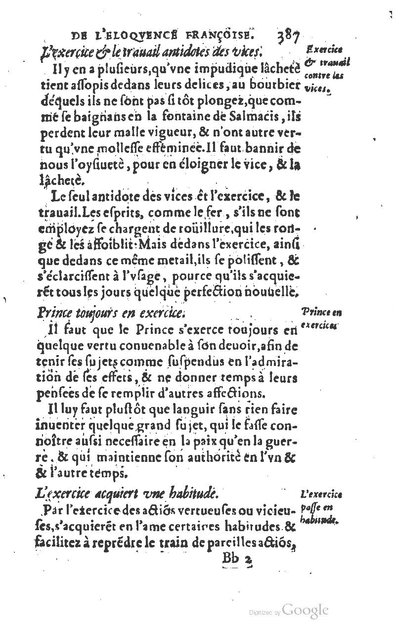 1610 - Louis Coste - Trésor de l’éloquence française (Seconde partie) - BM Lyon