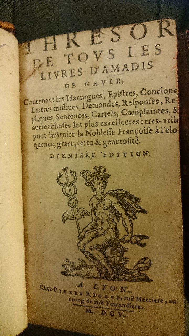 1605 - Pierre Rigaud - Trésor des Amadis - British Library