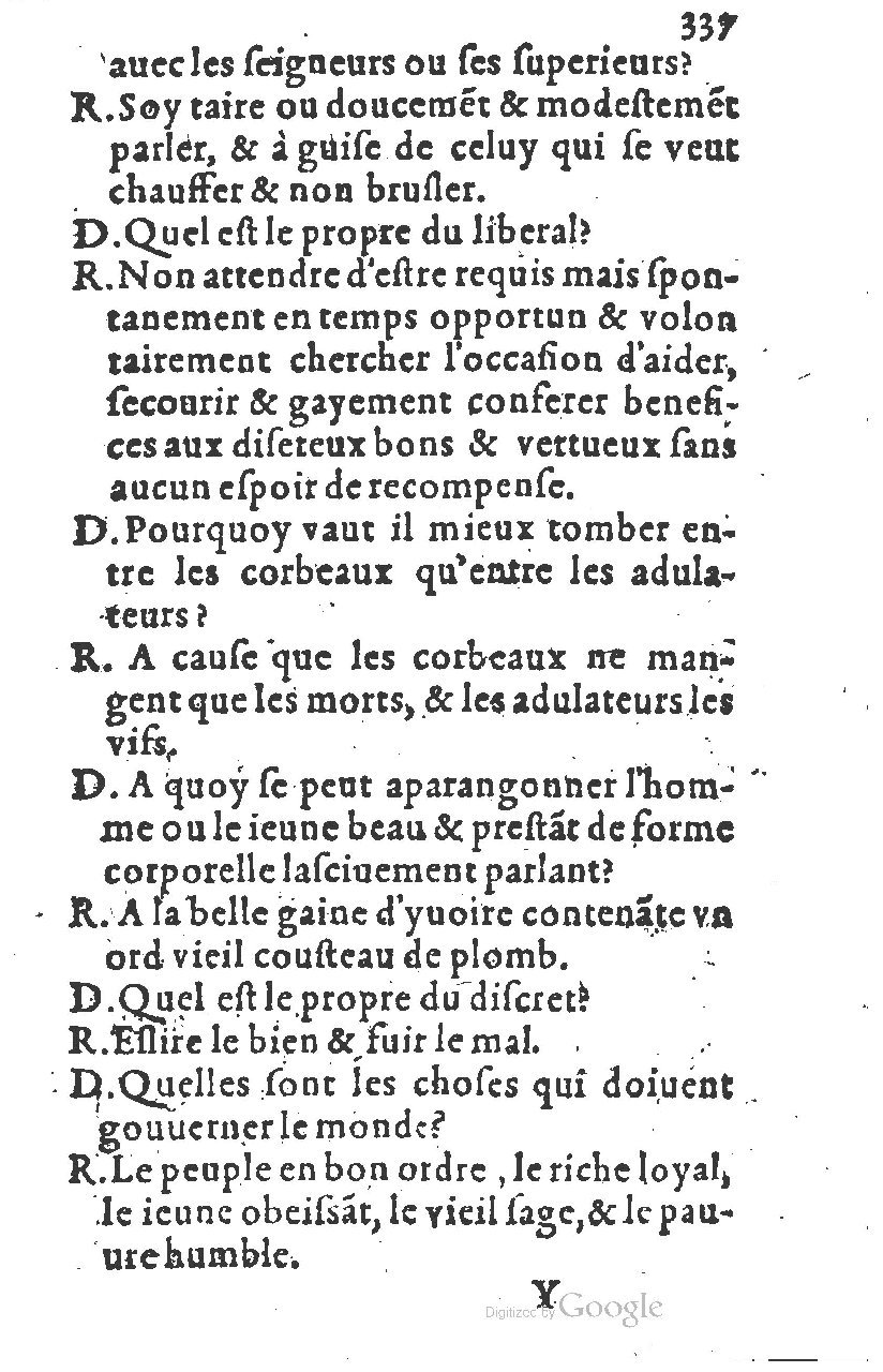 1581 - Nicolas Bonfons  - Trésor des sentences dorées - Princeton