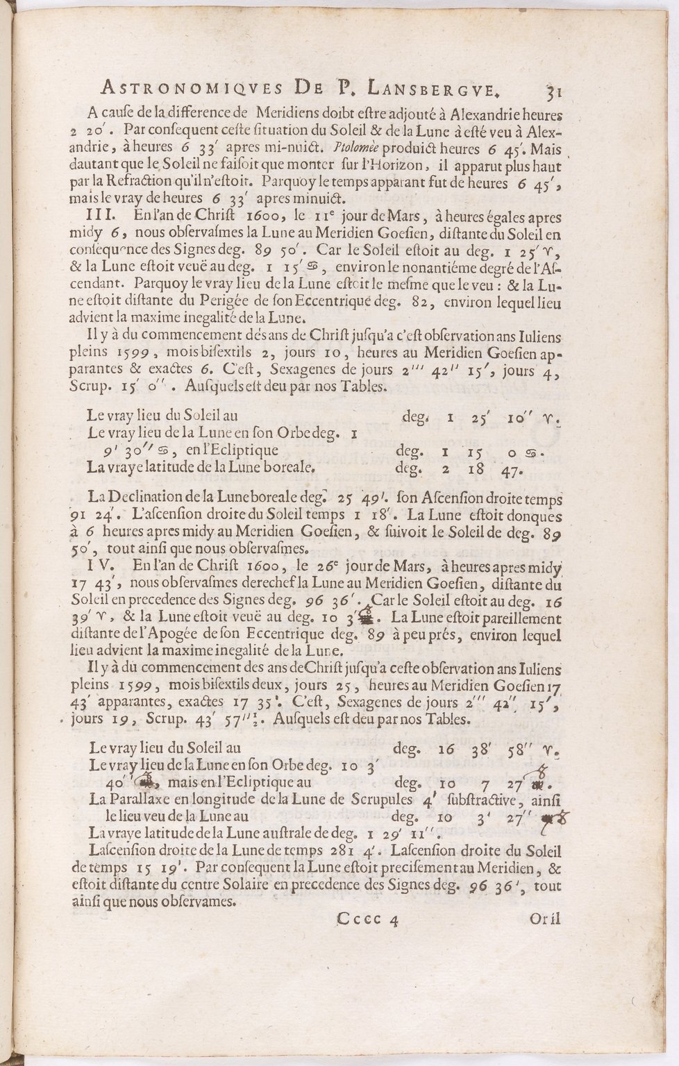 1634 - Zacharie Roman - Les Tables perpétuelles - BnF Arsenal