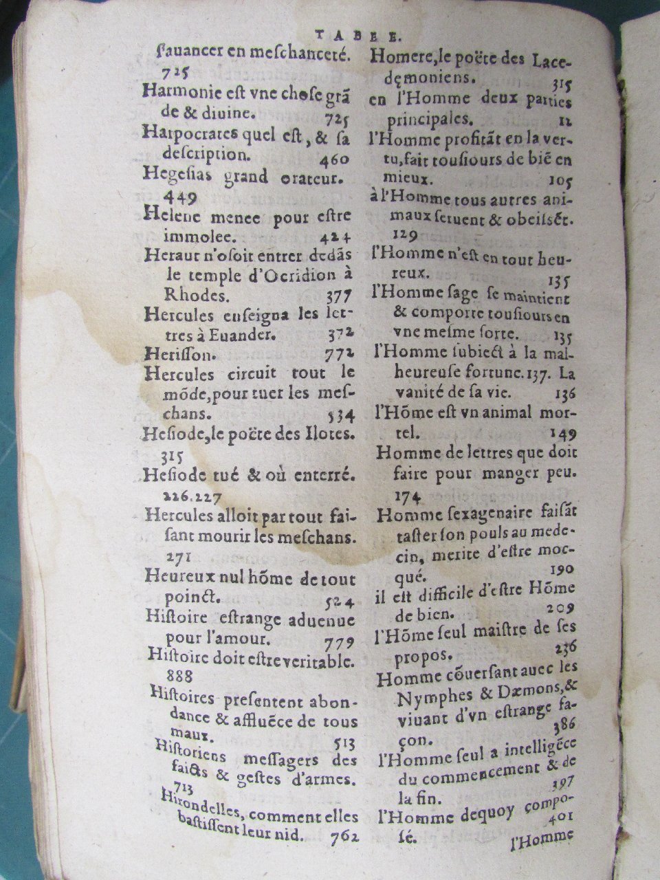 1578 - Jean Poupy - Trésor des morales de Plutarque - Vitré