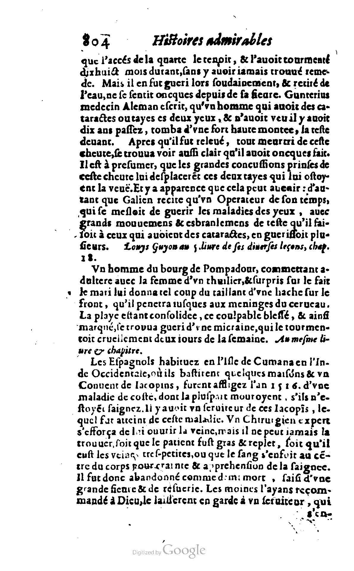 1620 - Samuel Crespin - Trésor d’histoires admirables et mémorables - BCU Lausanne