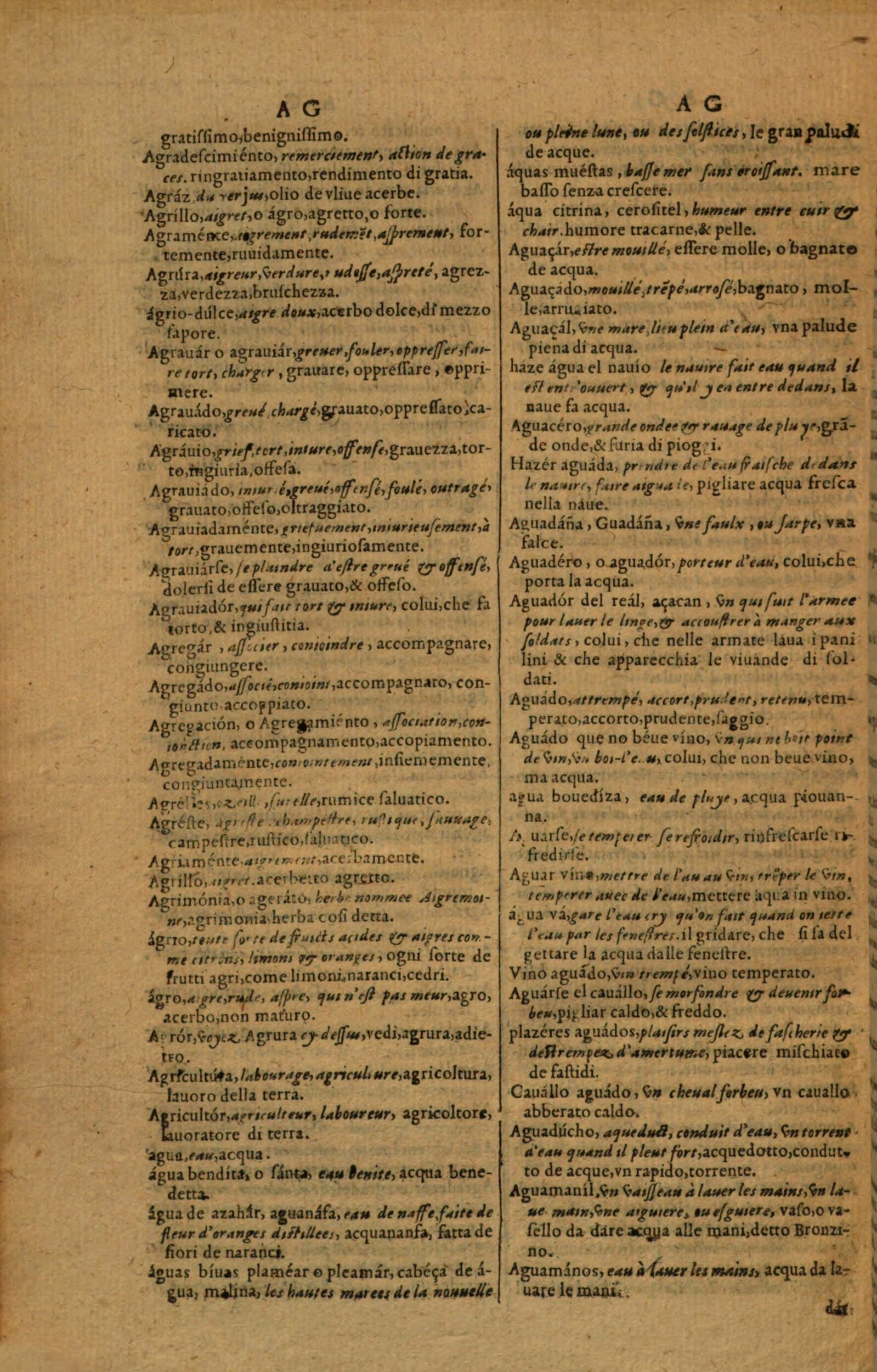1617 - Samuel Crespin - Trésor des trois langues espagnole, française et italienne (Première partie) - Regensburg