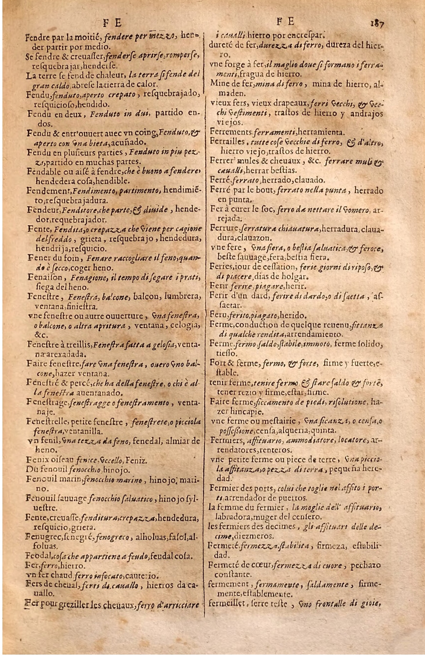 1627 - Jacques Crespin - Trésor des trois langues (Seconde partie) - Regensburg