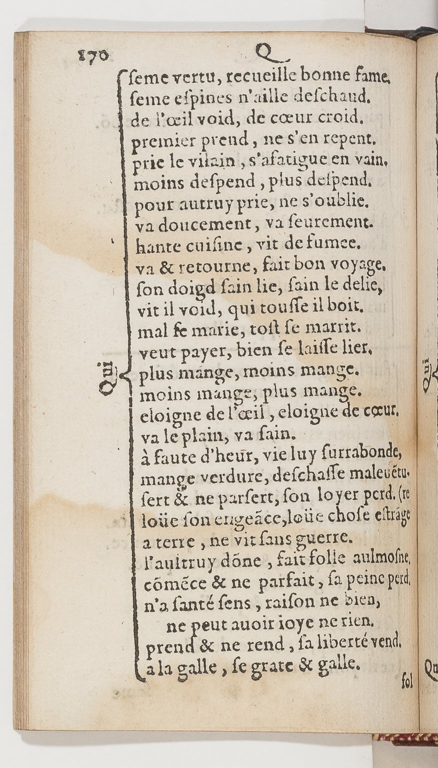 1577 - Jean d’Ogerolles - Trésor de sentences dorées - BnF Arsenal