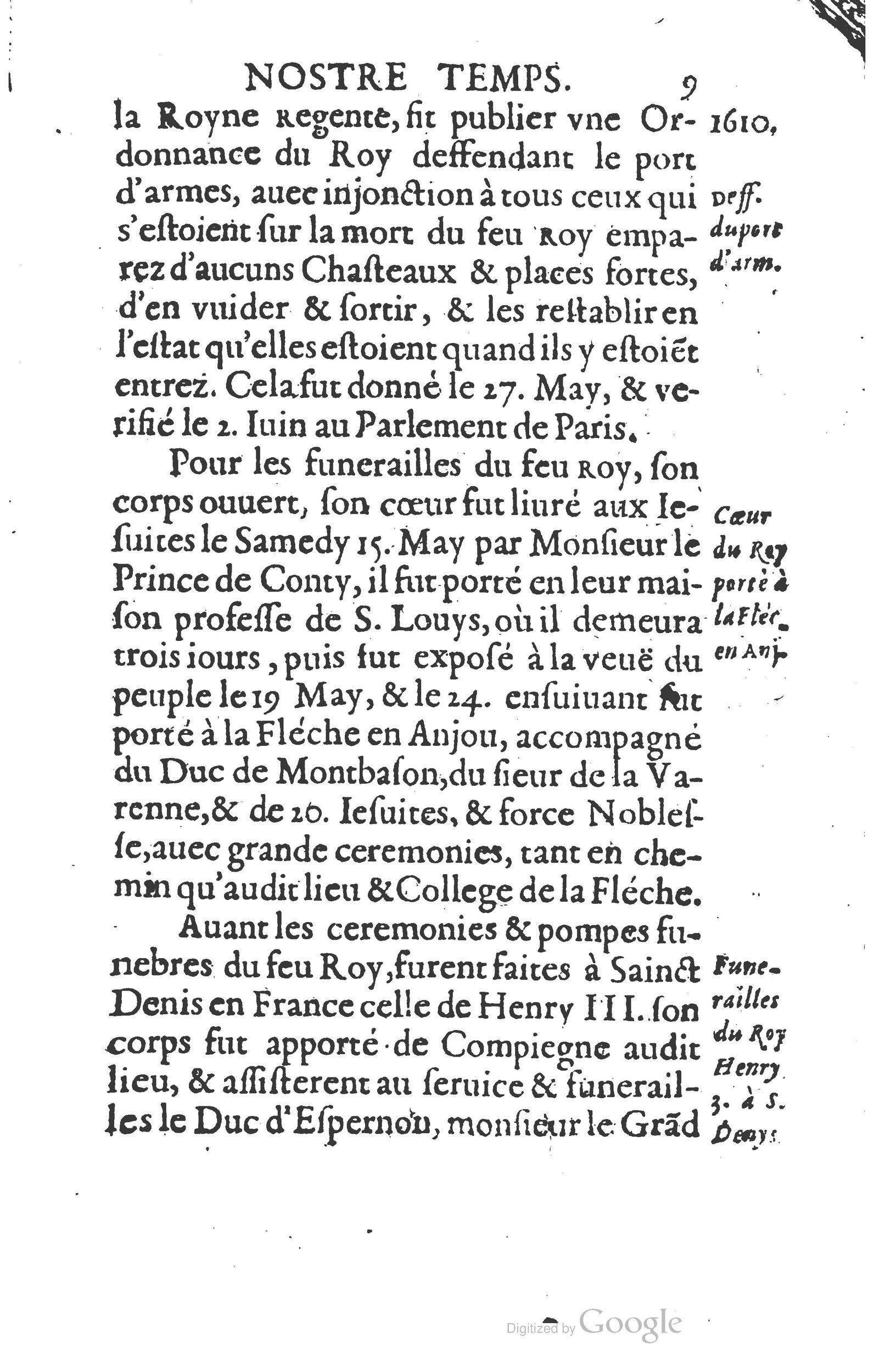 1624 - Joseph Bouillerot - Trésor de l’histoire générale de notre temps - BM Lyon