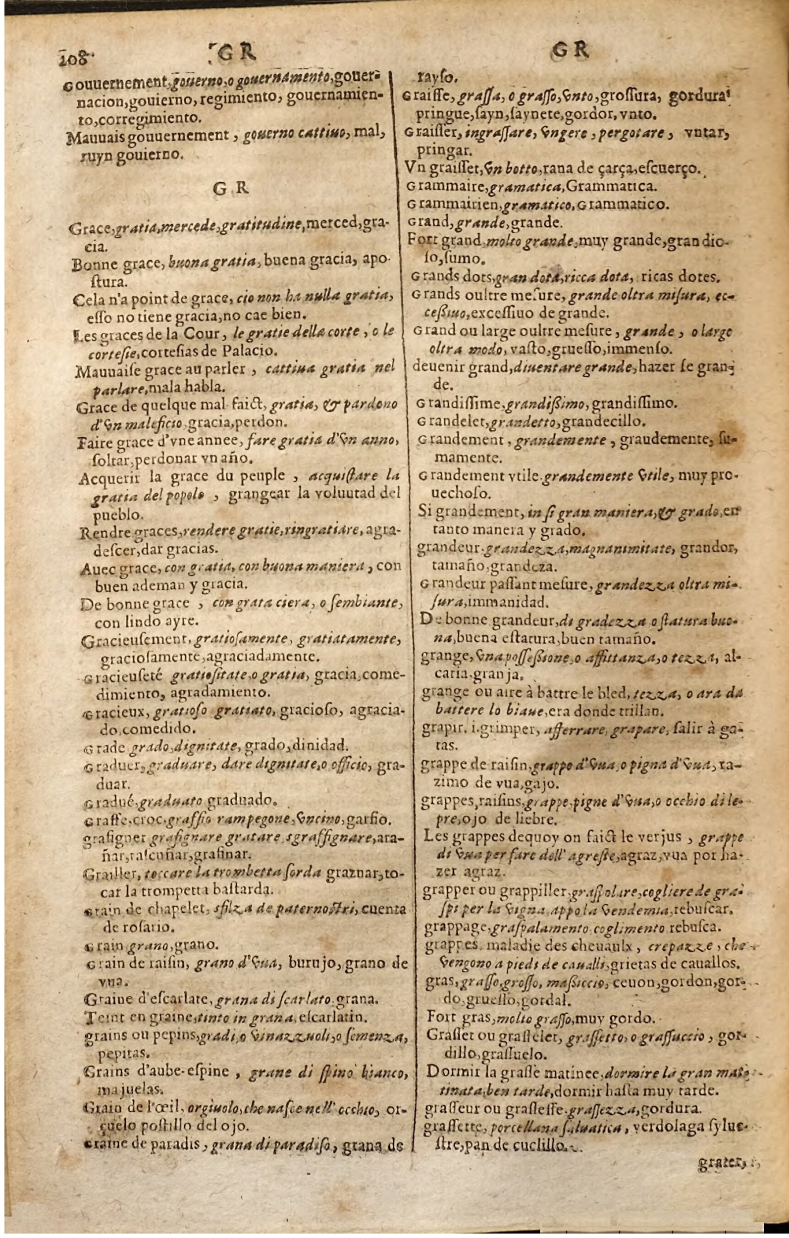 1627 - Jacques Crespin - Trésor des trois langues (Seconde partie) - Regensburg