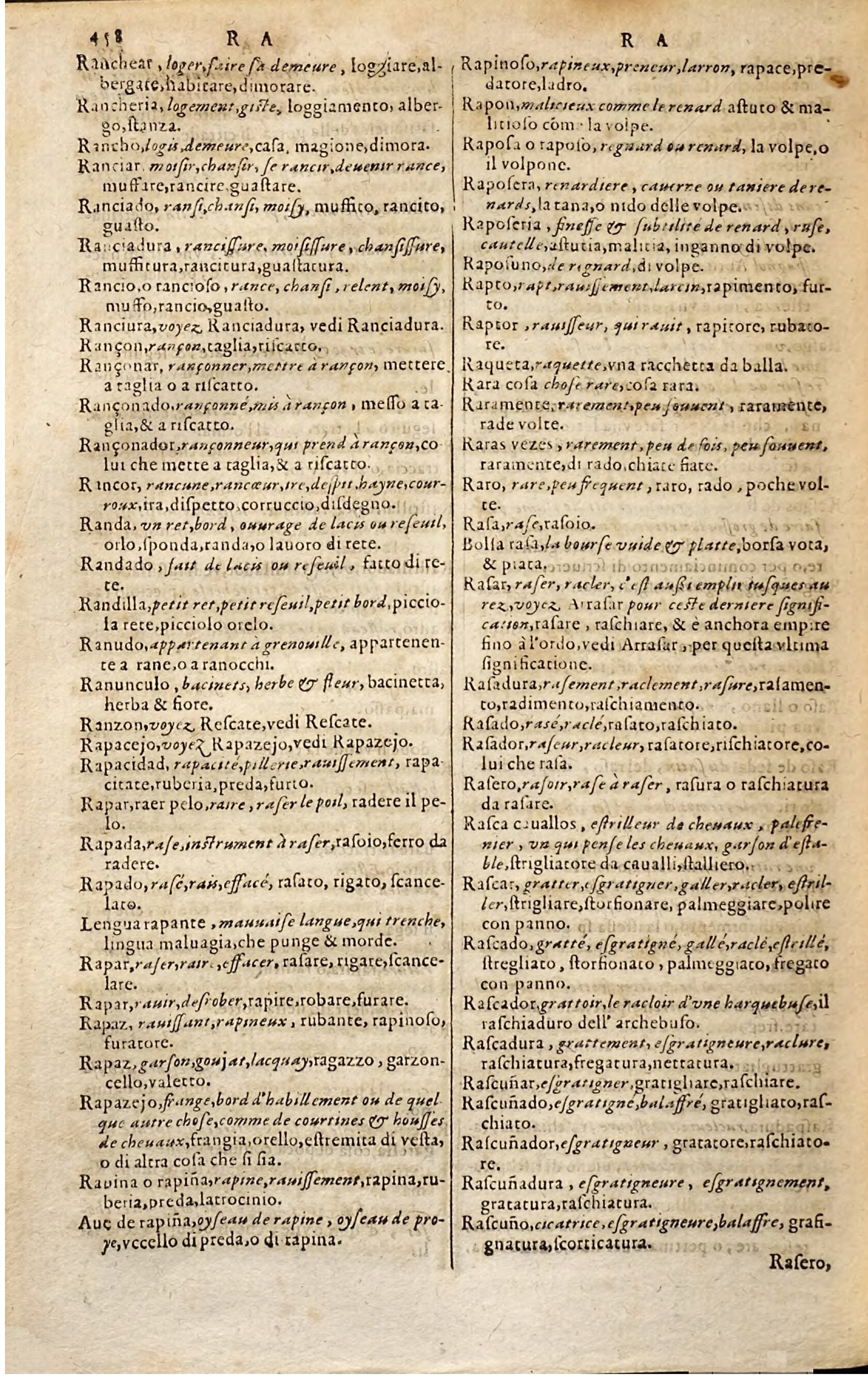 1627 - Jacques Crespin - Trésor des trois langues - Regensburg