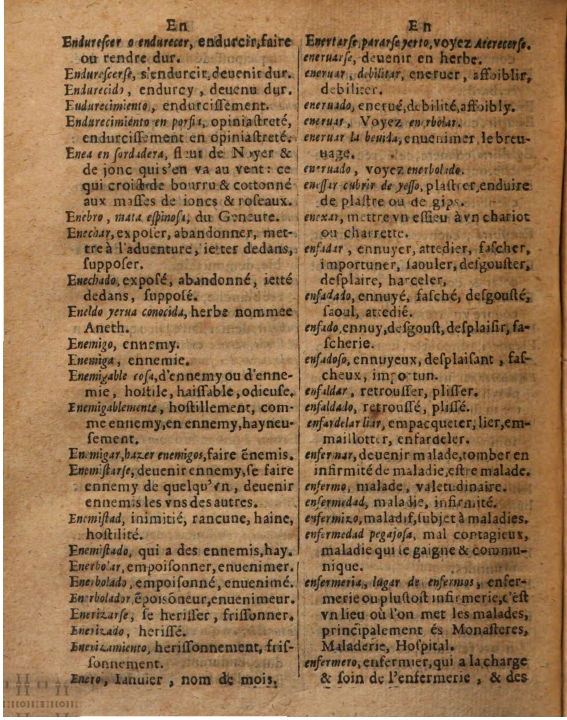1625 - Hubert Antoine - Trésor des deux langues espagnole et française - Augsbourg
