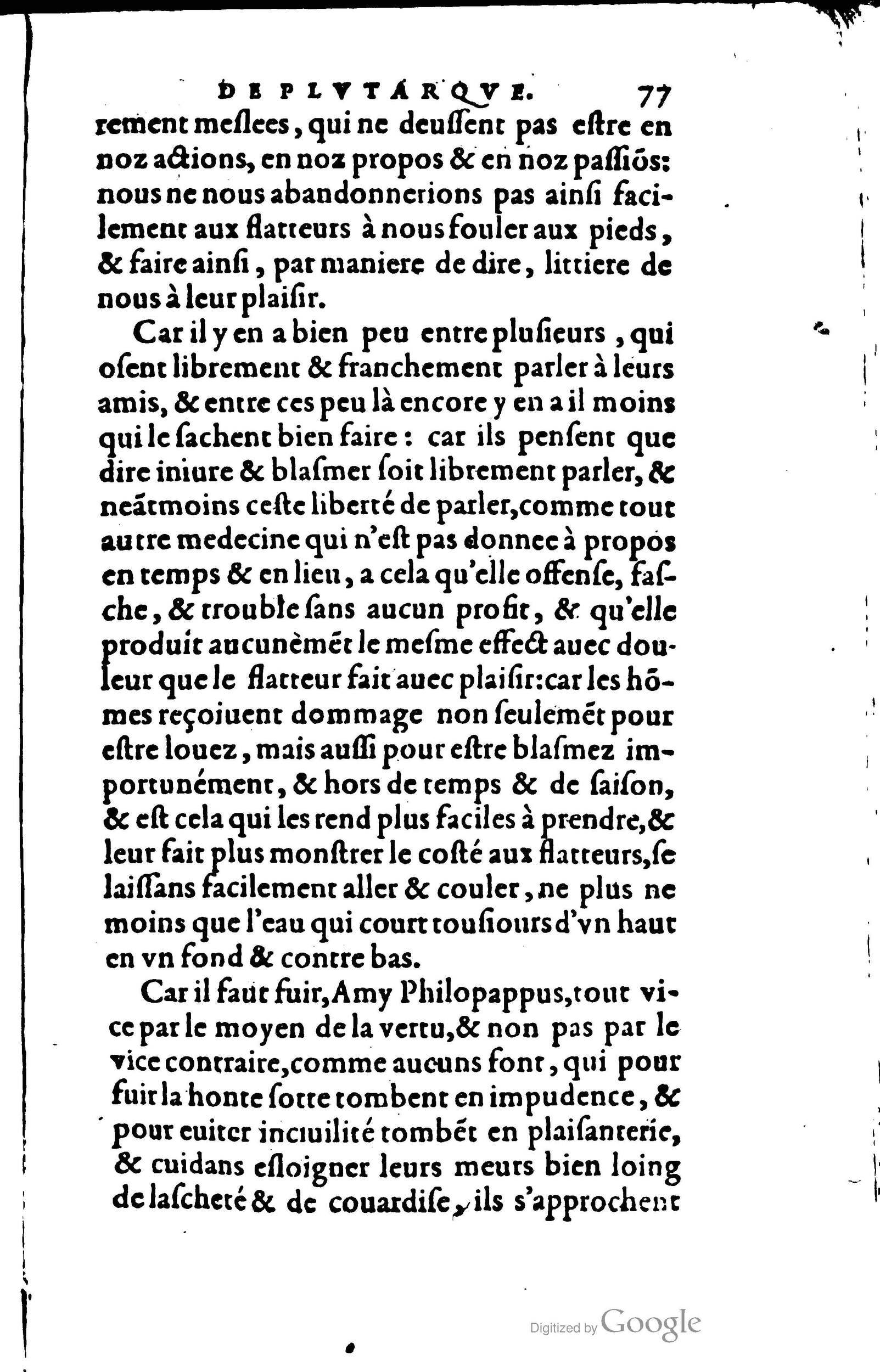 1578 - Jean Poupy - Trésor des morales de Plutarque - BSB Munich