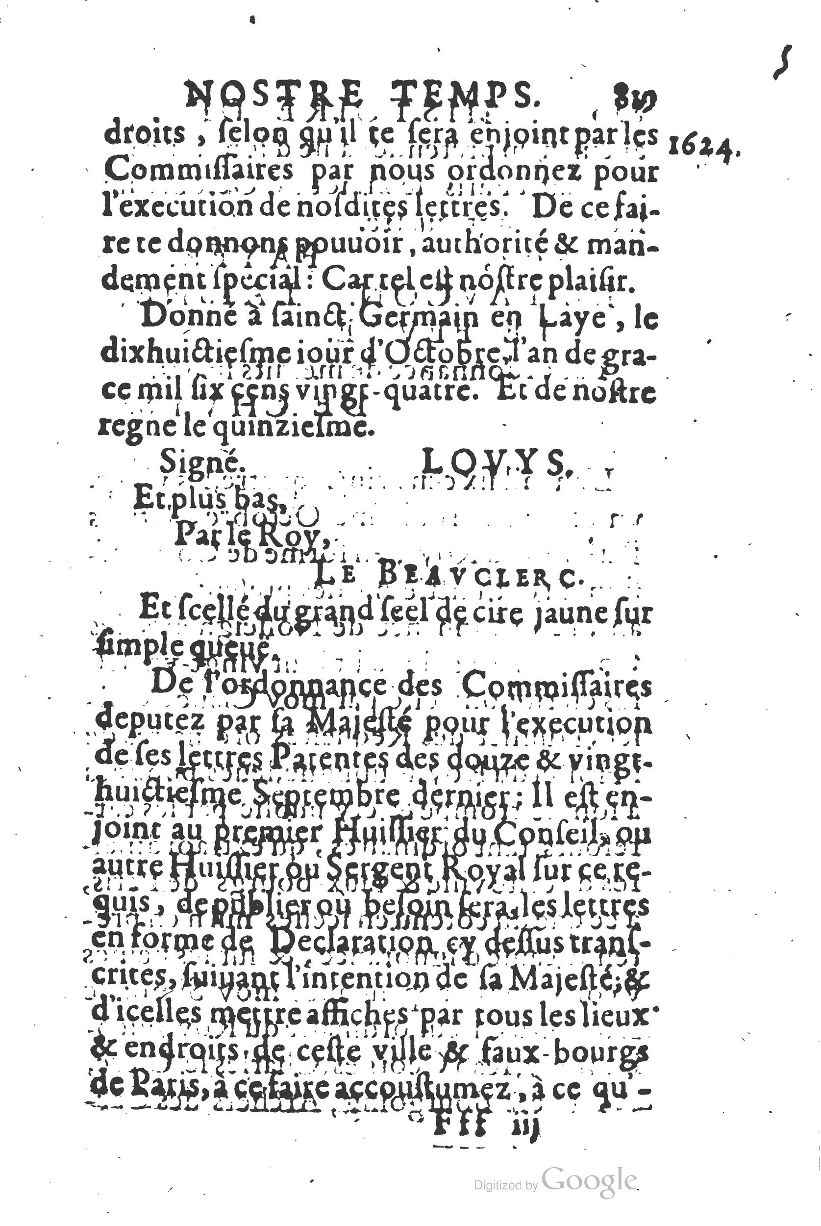 1626 - Joseph Bouillerot - Trésor de l’histoire générale de notre temps - BSB Munich