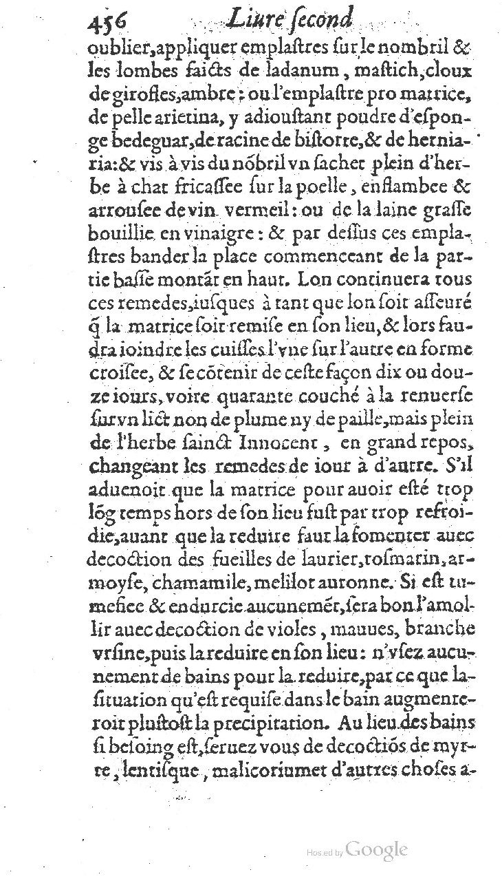 1585 - Jacques du Puis - Trésor des remèdes secrets pour les maladies des femmes - BnF