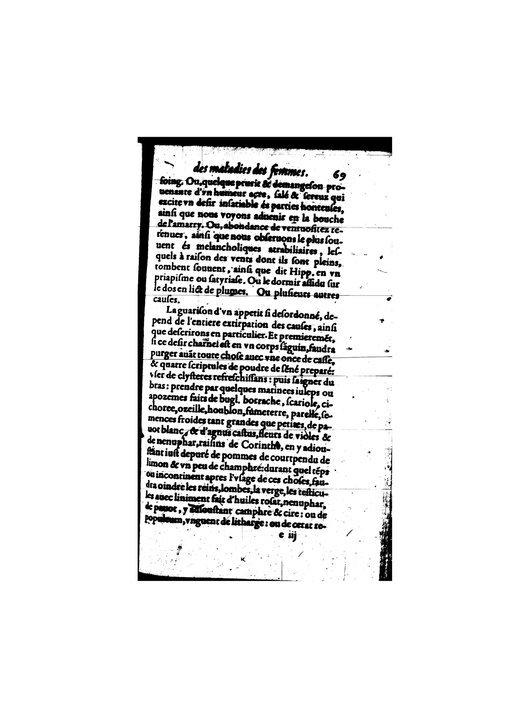 1587 - Jacques du Puis - Trésor des remèdes secrets pour les maladies des femmes - BnF