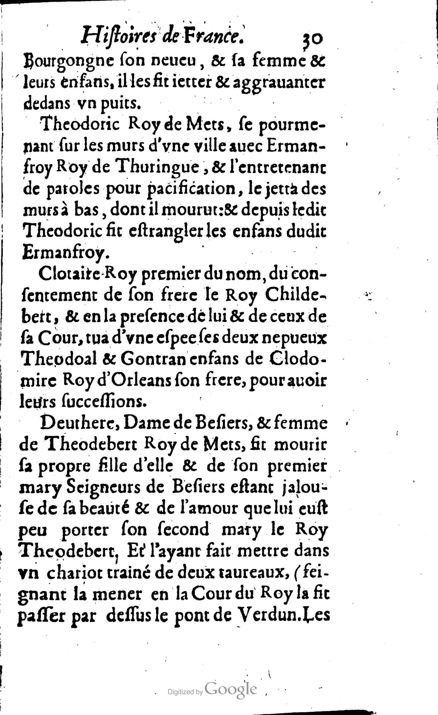 1638 - Jean Corrozet - Trésor des histoires de France - BM Lyon