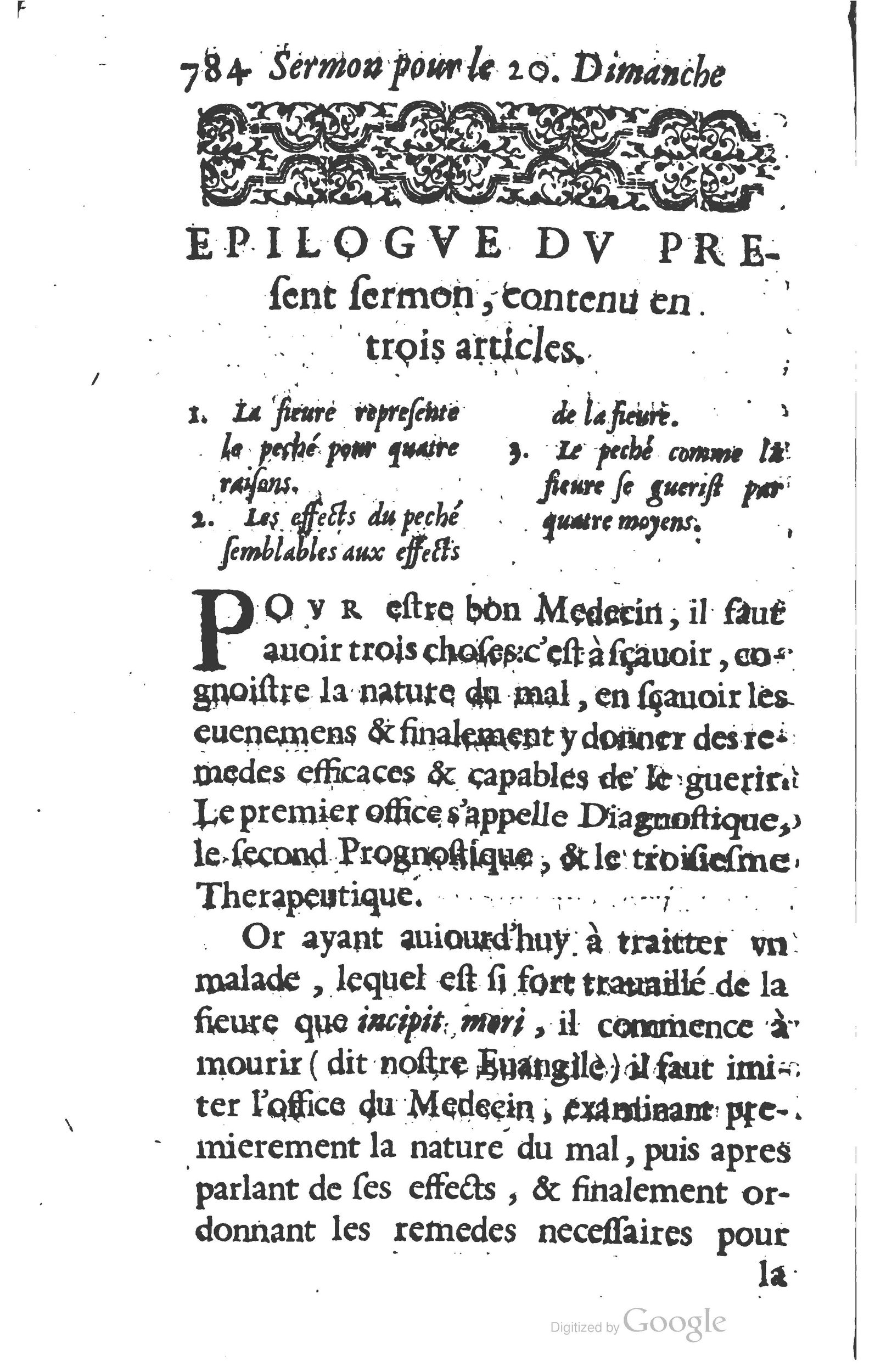 1629 - Manassés de Préaulx - Sermons ou Trésors de la piété chrétienne - BM Lyon