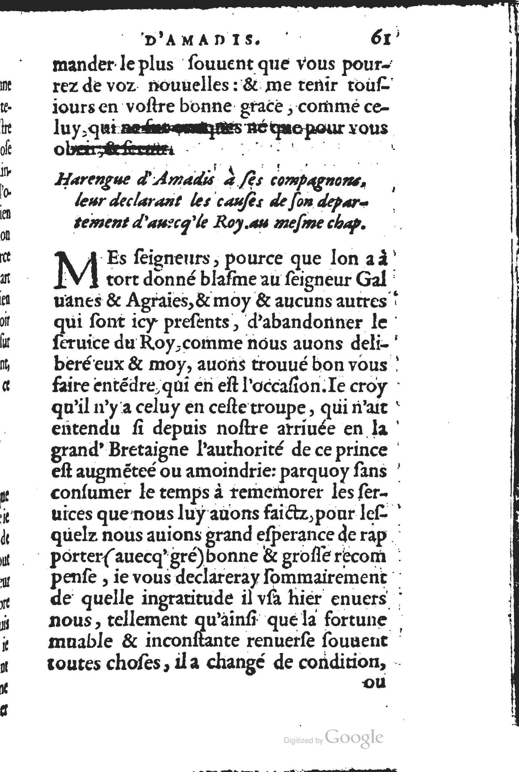 1560 - Jean d’Ogerolles et Gabriel Cotier Lyon - Trésor des Amadis - BSB Munich