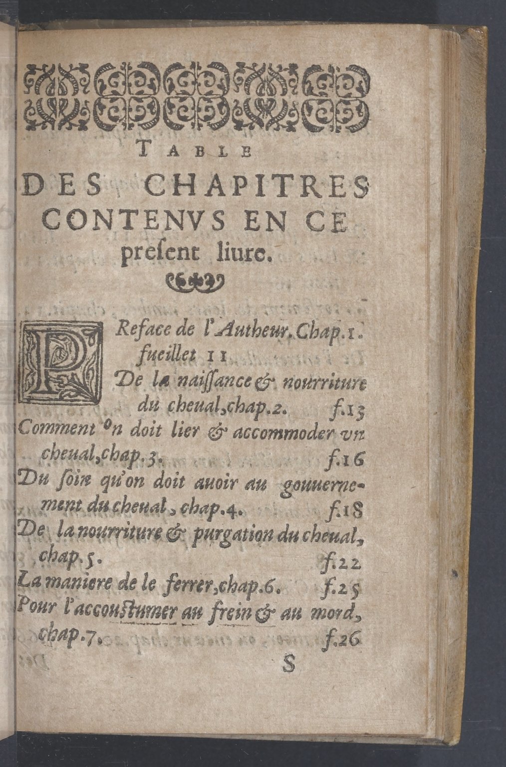 1619 - Pierre Rigaud - Trésor des bêtes chevalines - BnF 1619 - Pierre Rigaud - Trésor des bêtes chevalines - BnF