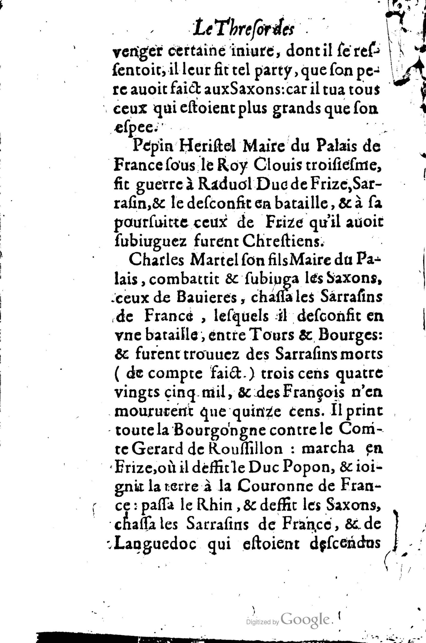 1619 - Jean Corrozet - Trésor des histoires de France - BSB Munich