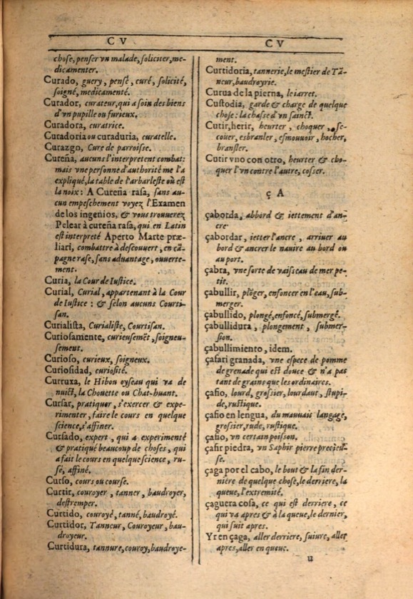 1607 - Marc Orry - Trésor des deux langues espagnole et française (Première et Seconde parties) - ÖNB Wien