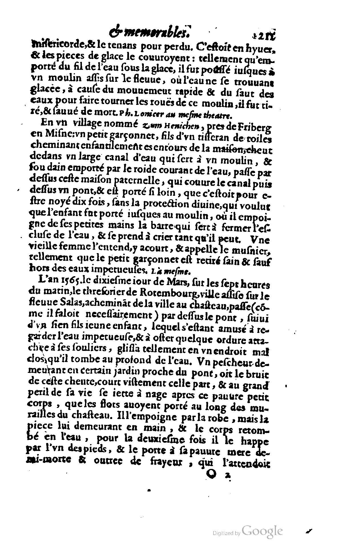 1620 - Samuel Crespin - Trésor d’histoires admirables et mémorables - BCU Lausanne
