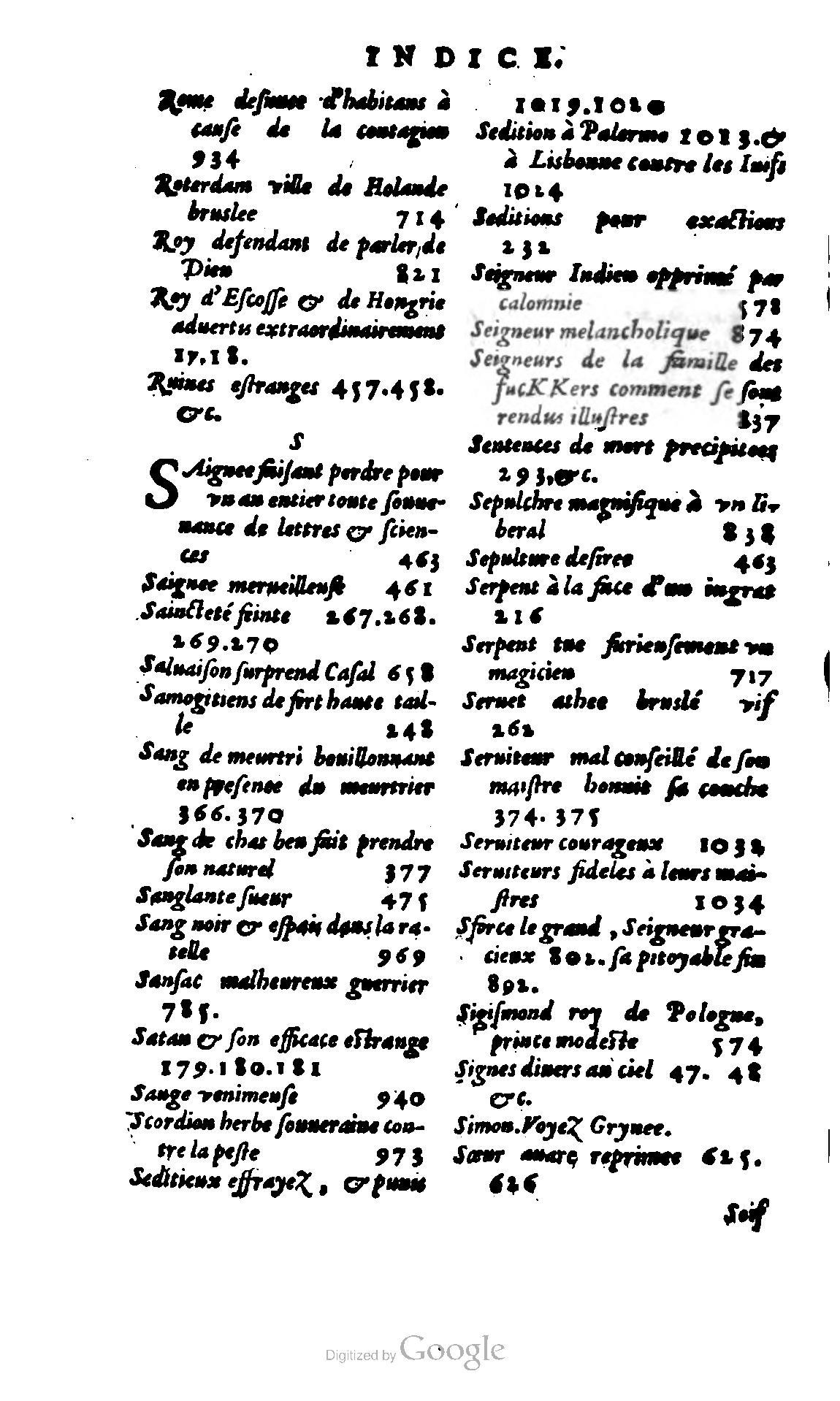 1620 - Samuel Crespin - Trésor d’histoires admirables et mémorables - BCU Lausanne