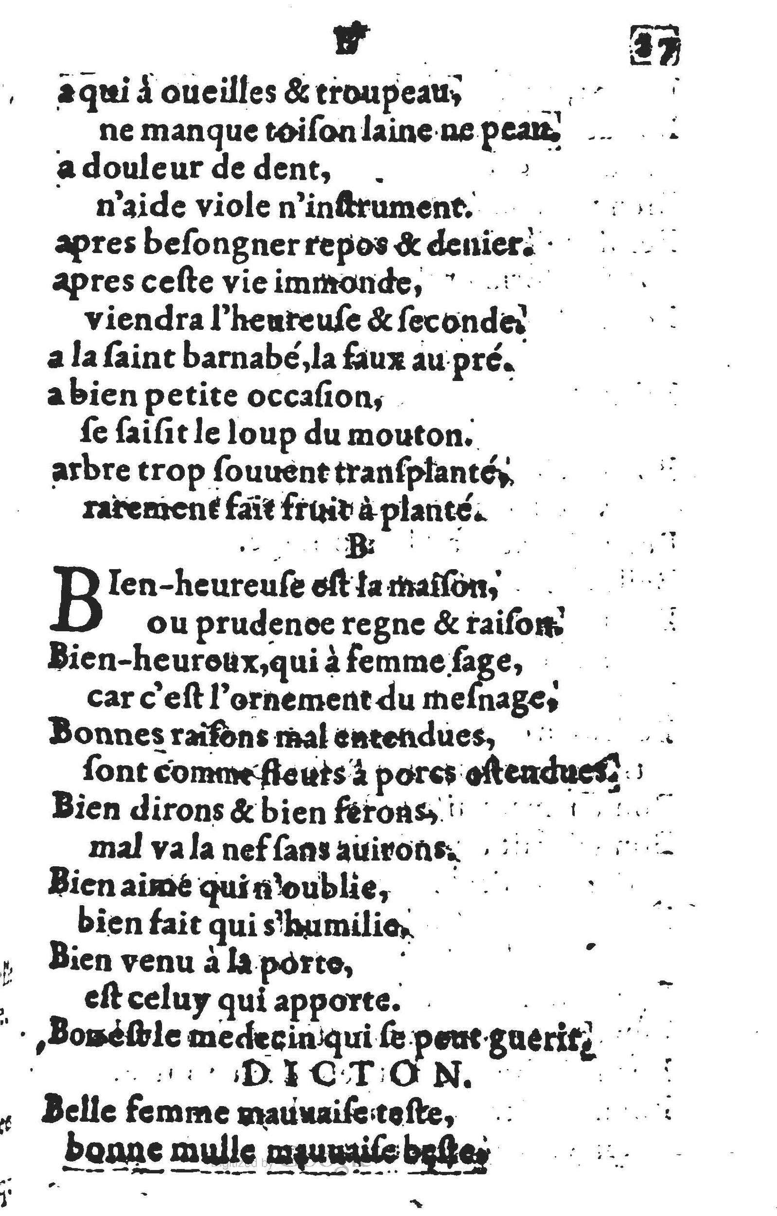 1578 - Nicolas Lescuyer - Trésor des sentences dorées - UGent