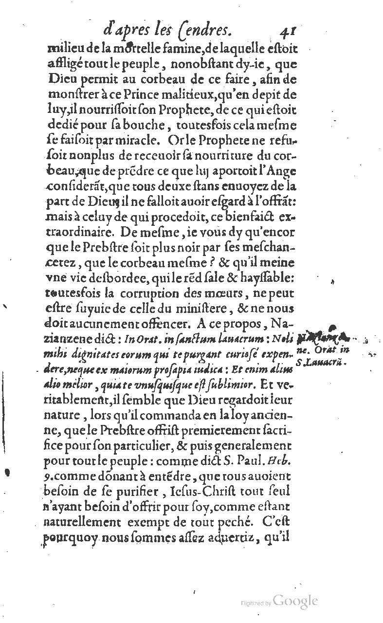 1607 - Nicolas Du Fossé - Trésor quadragésimal - T 01 - BM Lyon 1607 - Nicolas Du Fossé - Trésor quadragésimal - T 01 - BM Lyon