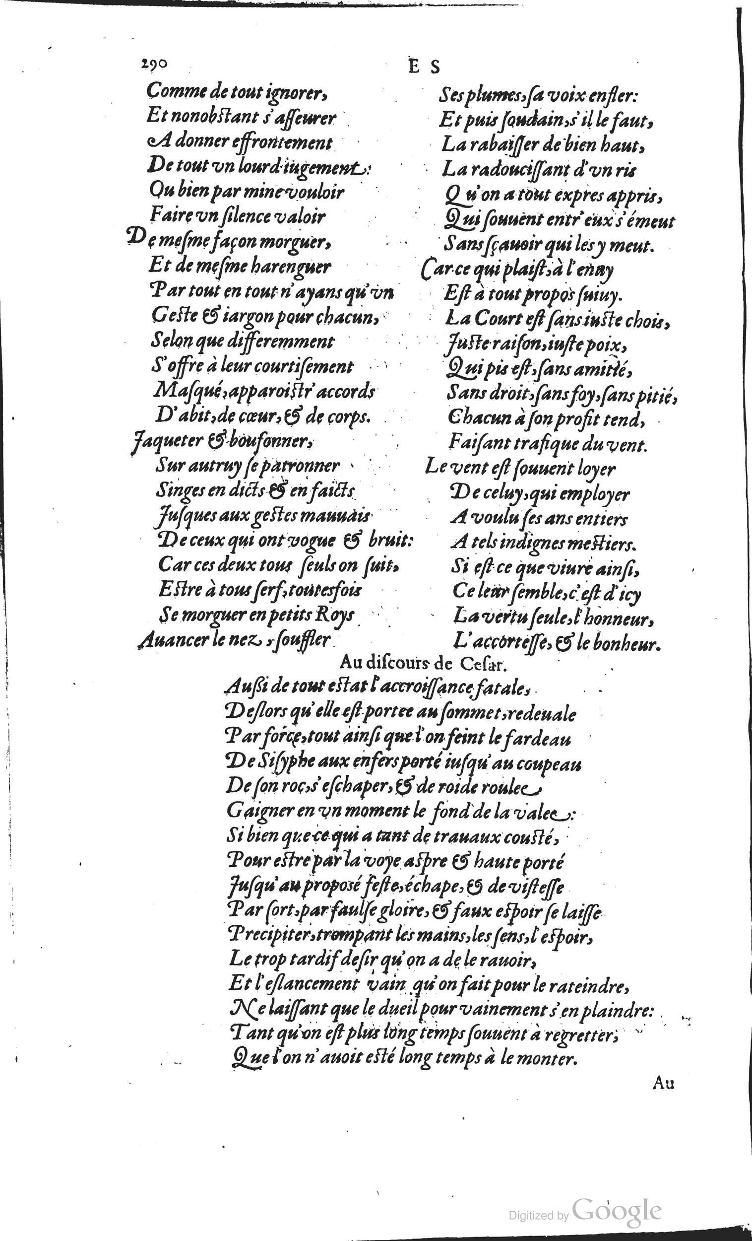 1585 - Barthélemy Honorat - Bibliothèques françaises - BSB Munich