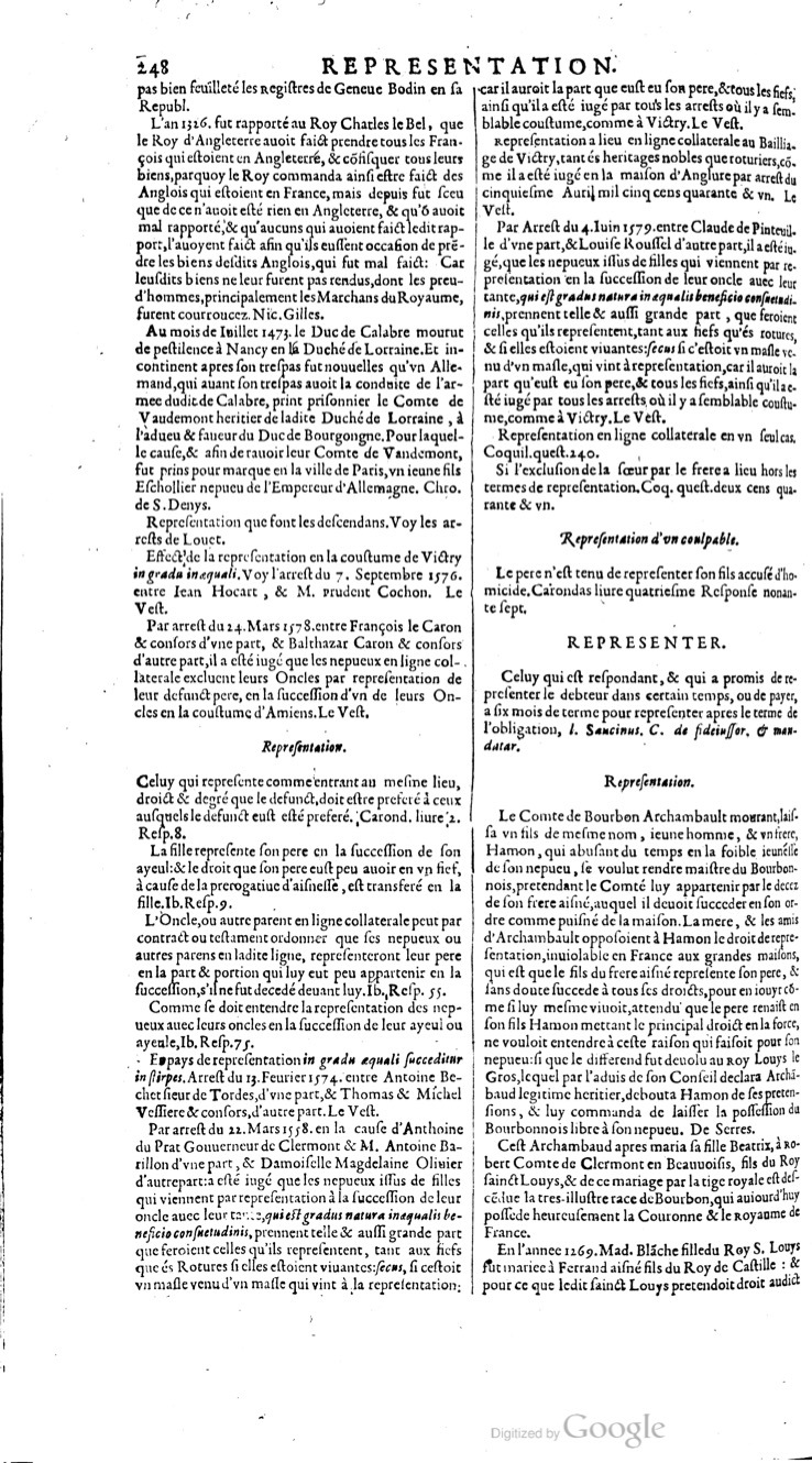 1629 - Veuve Nicolas Buon - Trésor du droit français (21754 T. 3) - BM Lyon