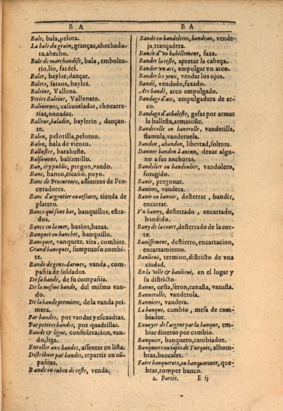 1607 - Marc Orry - Trésor des deux langues espagnole et française (Première et Seconde parties) - ÖNB Wien 1607 - Marc Orry - Trésor des deux langues espagnole et française (Première et Seconde parties) - ÖNB Wien