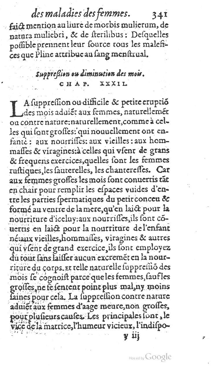 1585 - Jacques du Puis - Trésor des remèdes secrets pour les maladies des femmes - BnF