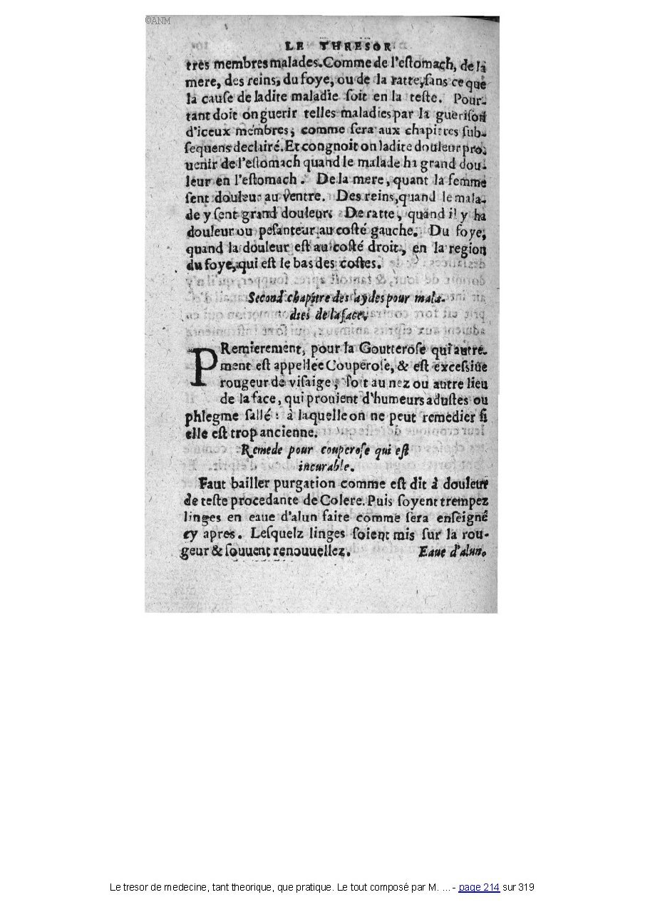 1560 - Pierre et Jan Moine - Trésor de médecine - Université Paris Cité