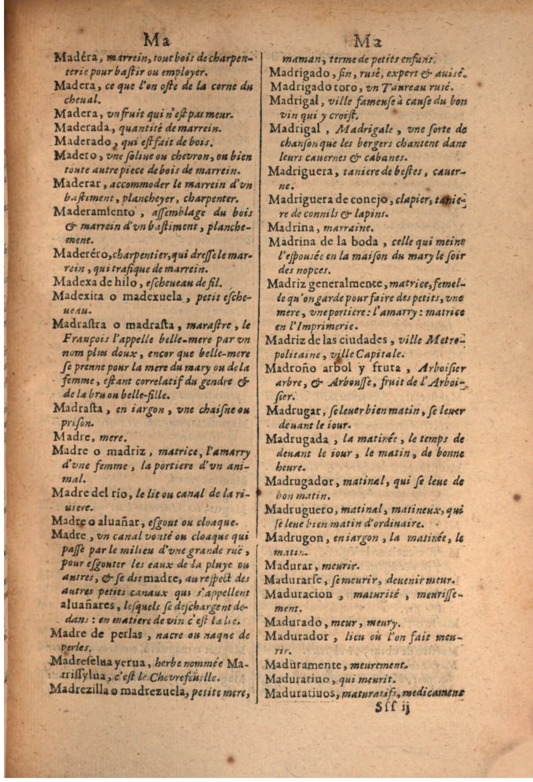 1645 - A. de Sommaville et A. Courbé - Trésor des deux langues espagnole et française - BSB Munich