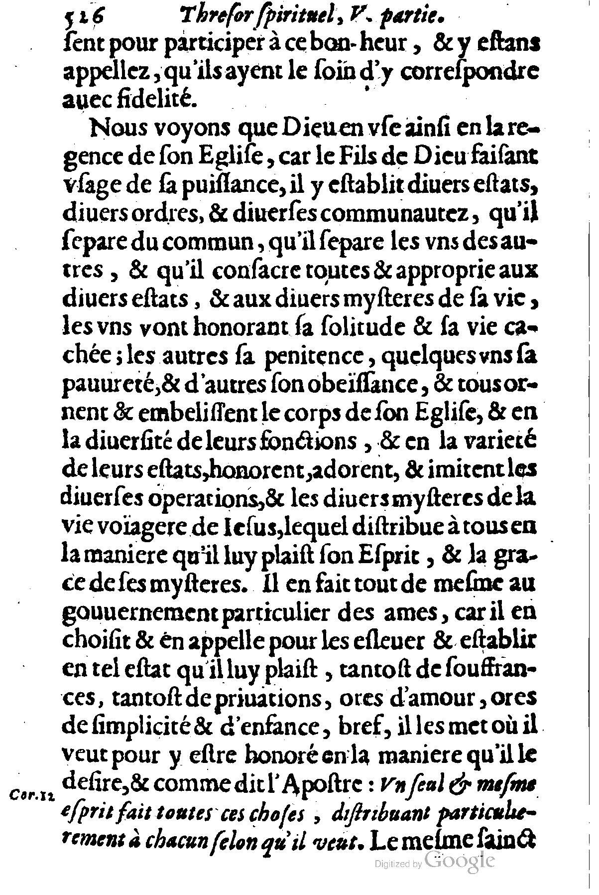 1635 - Sébastien Huré - Trésor spirituel contenant les obligations - BM Lyon