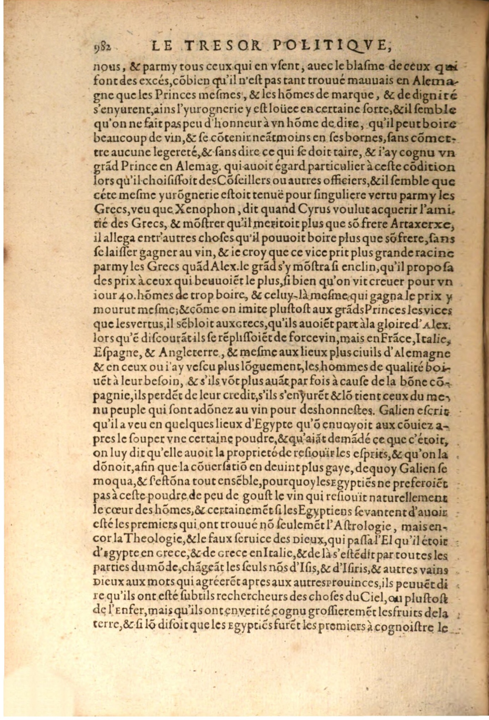1608 - Nicolas Du Fossé - Trésor politique - BSB Munich