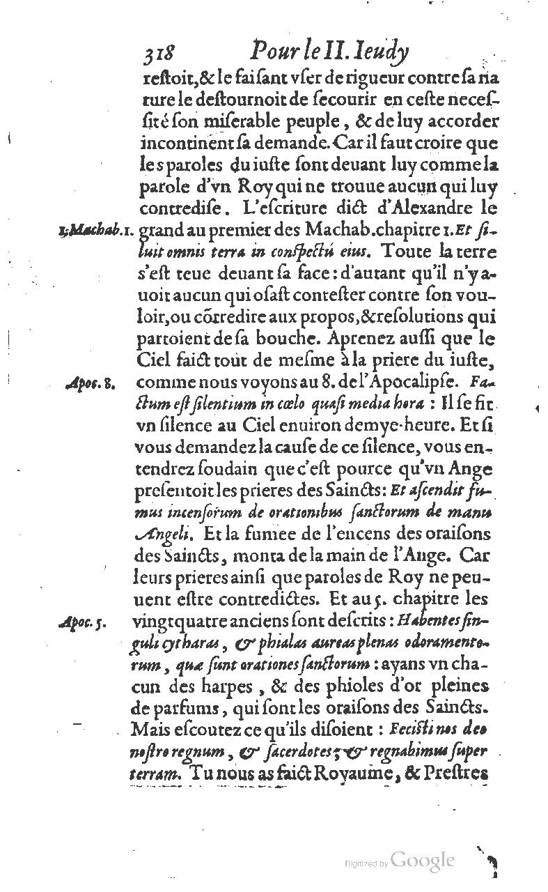 1607 - Nicolas Du Fossé - Trésor quadragésimal - T 01 - BM Lyon