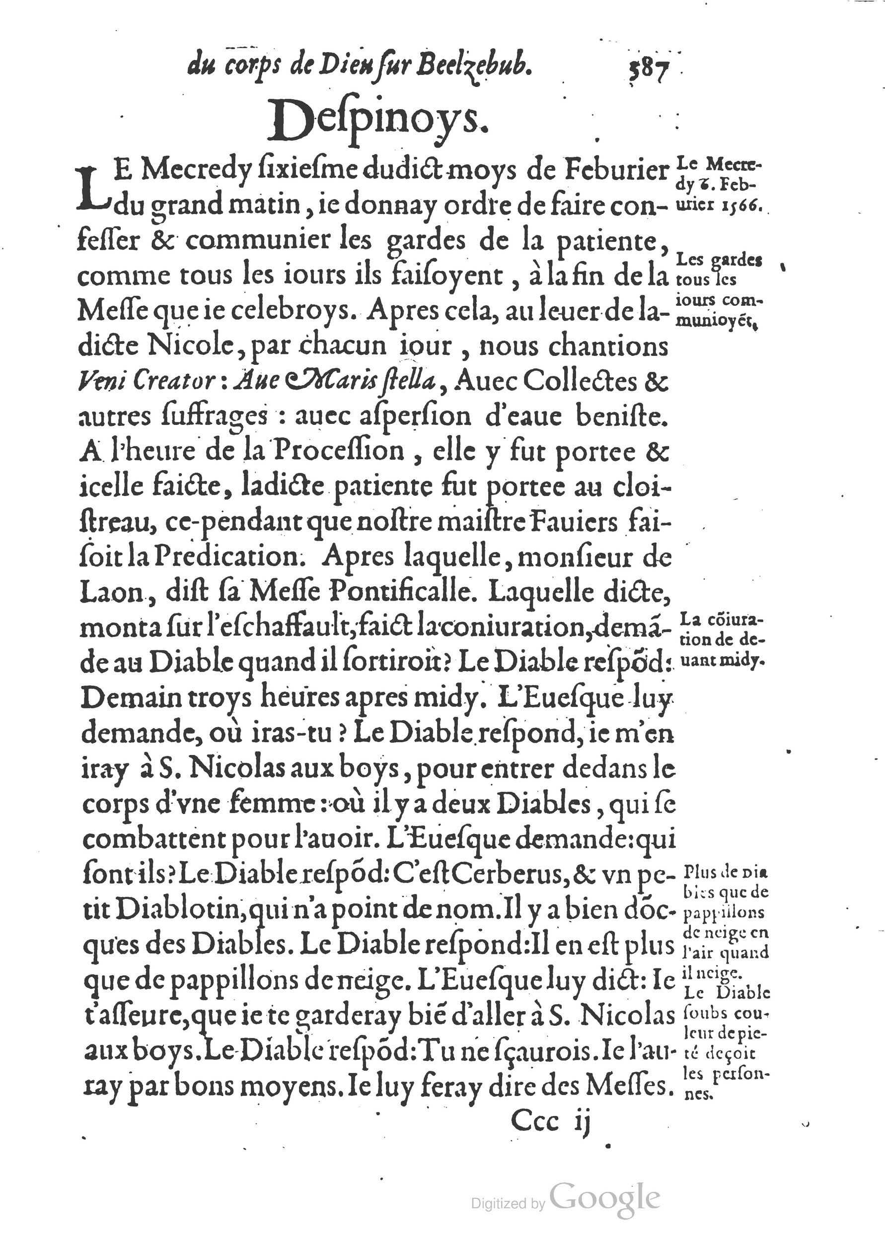 1578 - Nicolas Chesneau - Trésor et entière histoire de la triomphante victoire du corps de Dieu sur l’esprit malin - British Library 1578 - Nicolas Chesneau - Trésor et entière histoire de la triomphante victoire du corps de Dieu sur l’esprit malin - British Library
