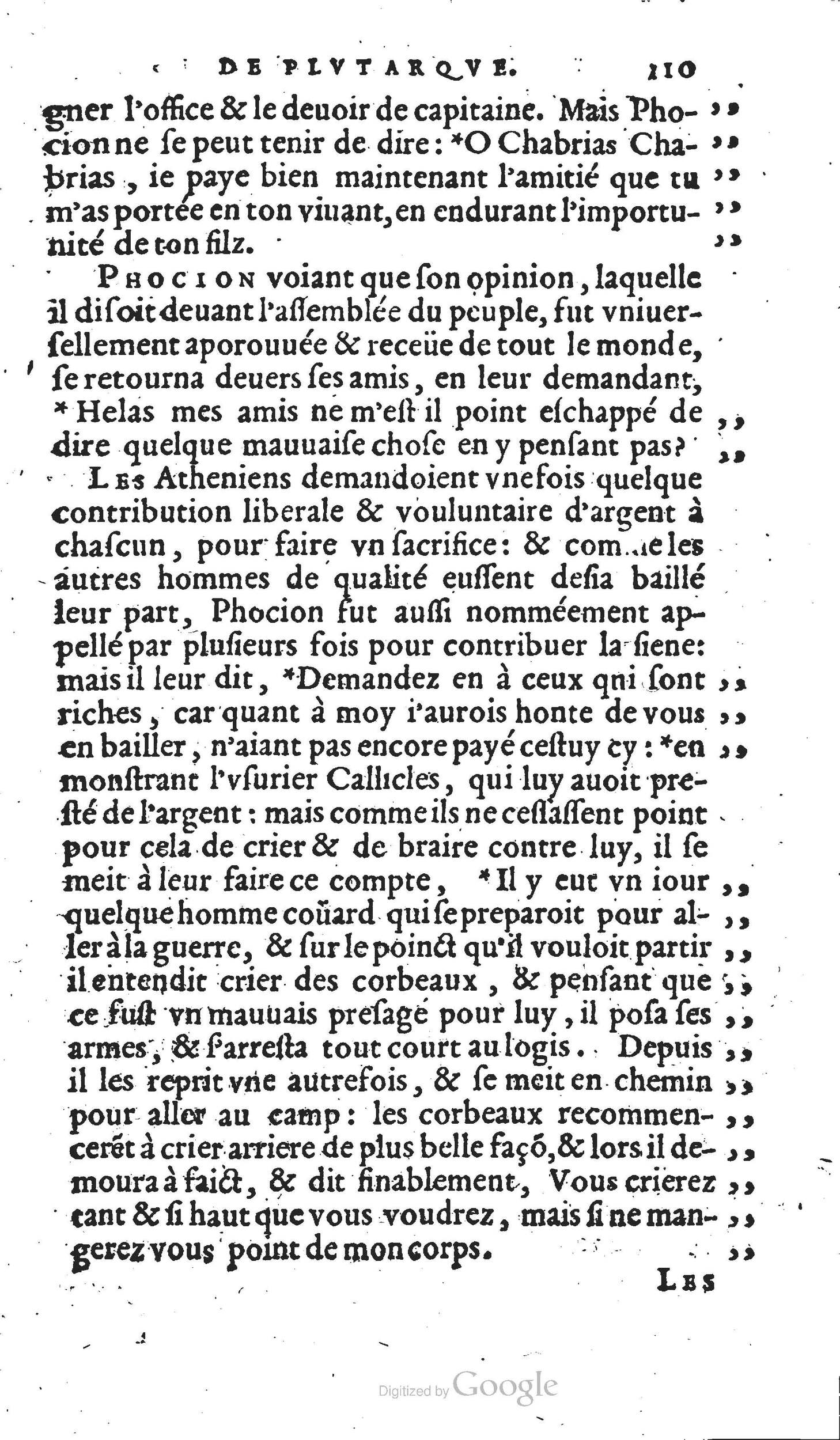 1567 - Willem Silvius - Trésor des vies de Plutarque - Anvers Musée Plantin-Moretus