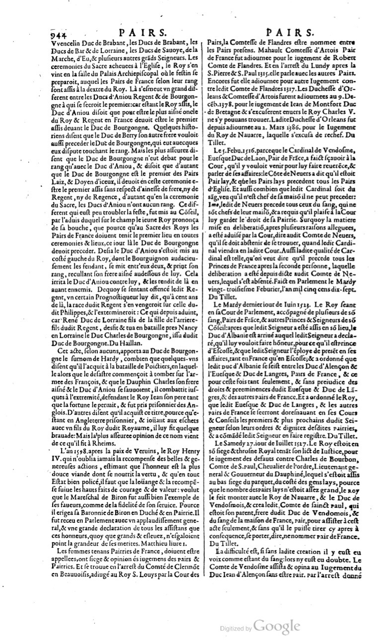 1629 - Veuve Nicolas Buon - Trésor du droit français (21754 T. 2) - BM Lyon