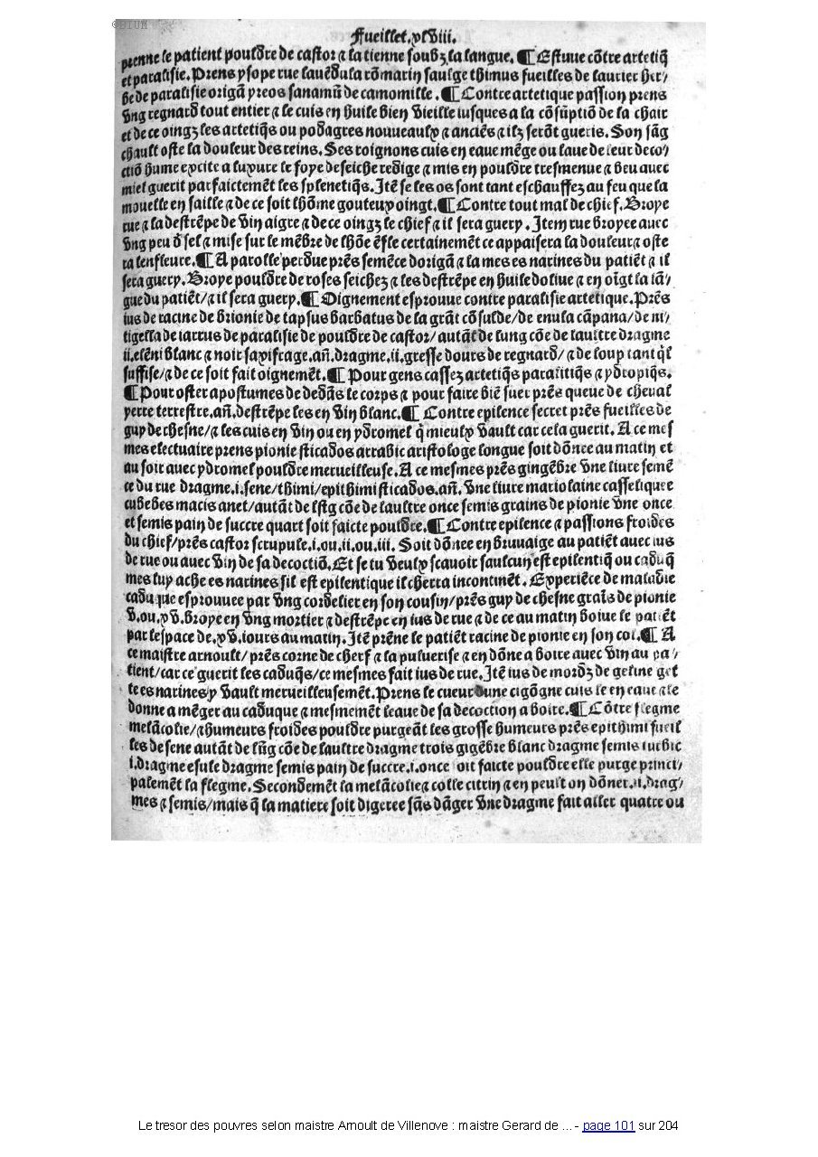 1518 - Claude Nourry - Trésor des pauvres - BIU Santé