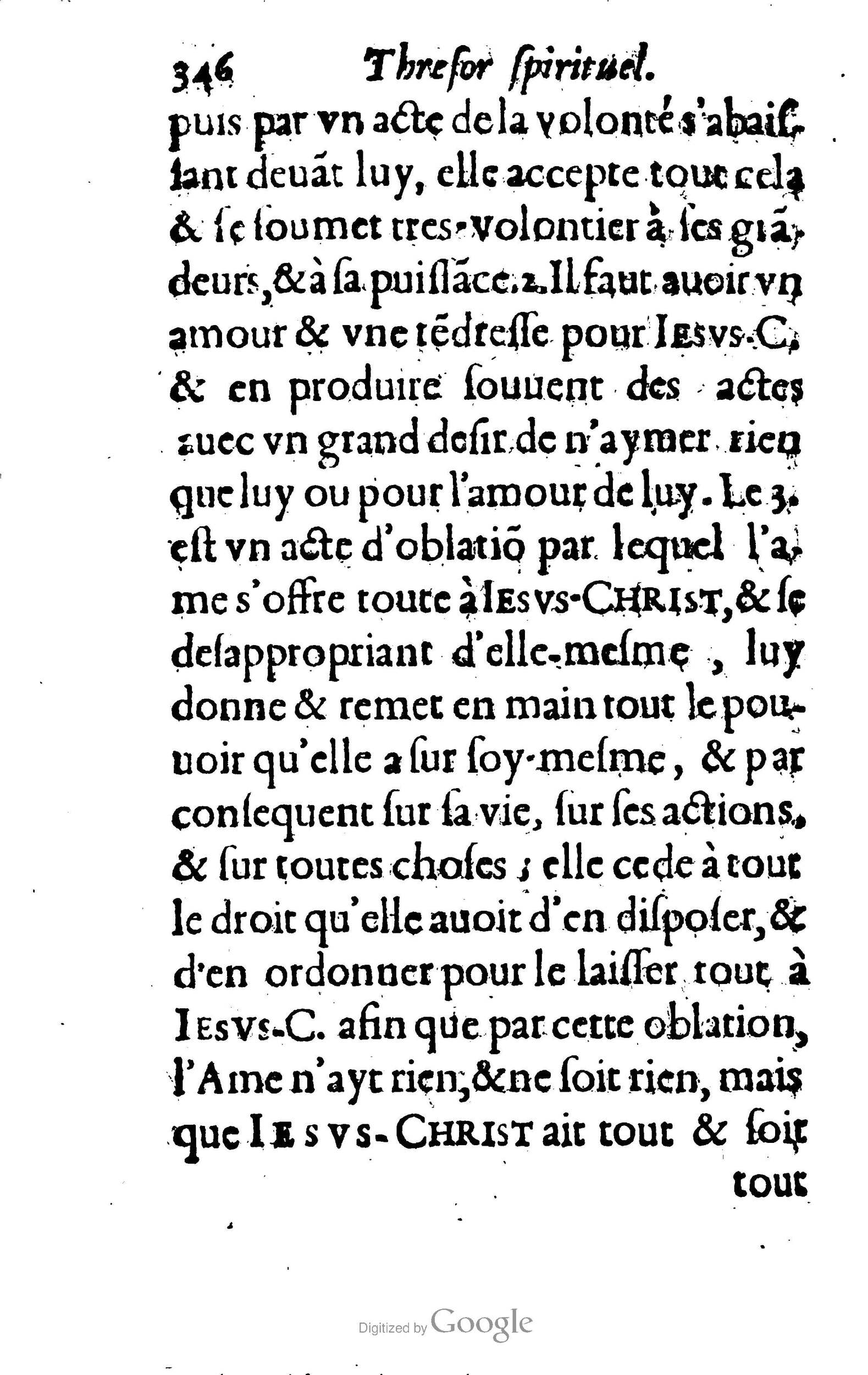 1633 - François Waudré - Trésor spirituel contenant les excellences du christianisme - BM Lyon