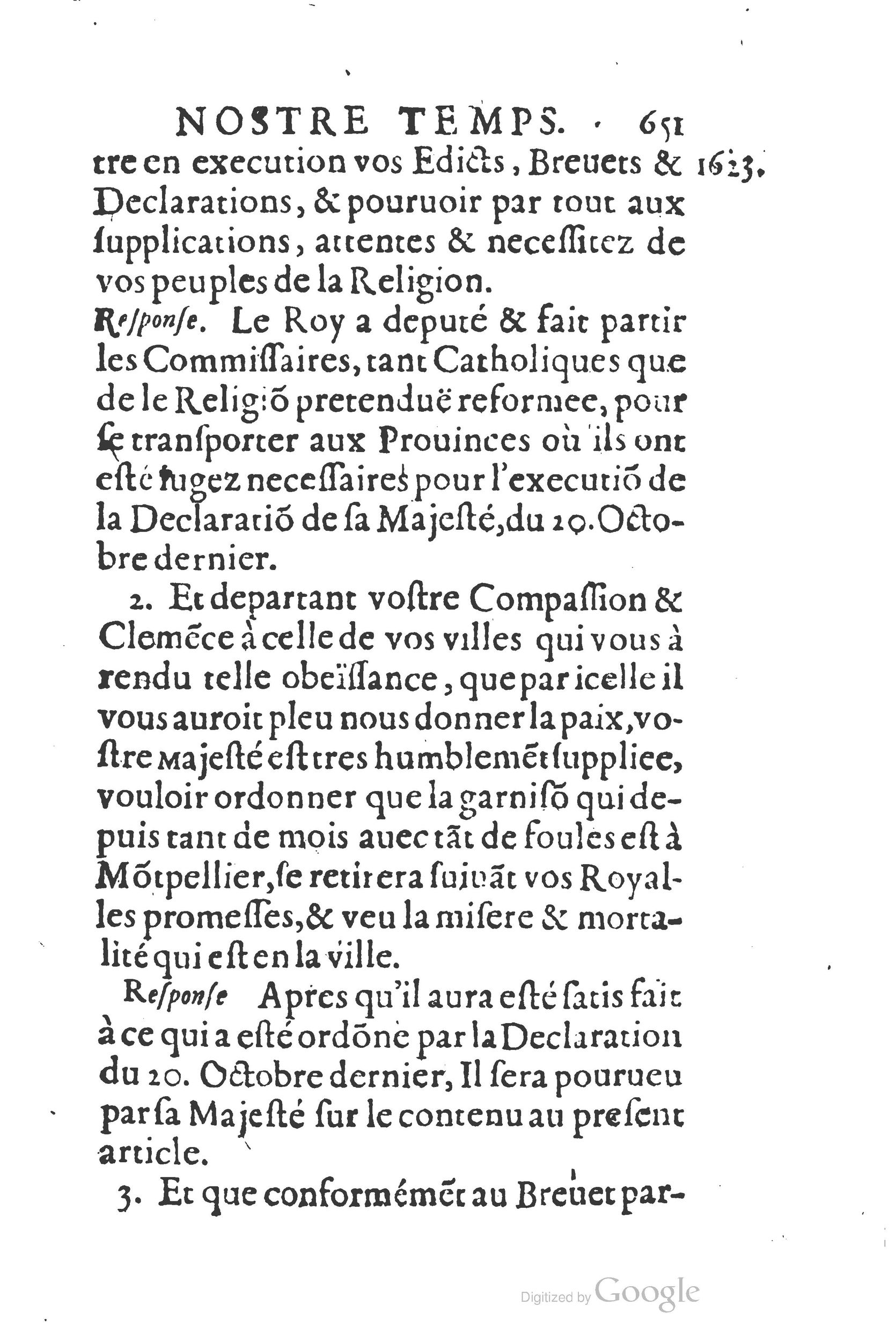 1626 - Joseph Bouillerot - Trésor de l’histoire générale de notre temps - BSB Munich