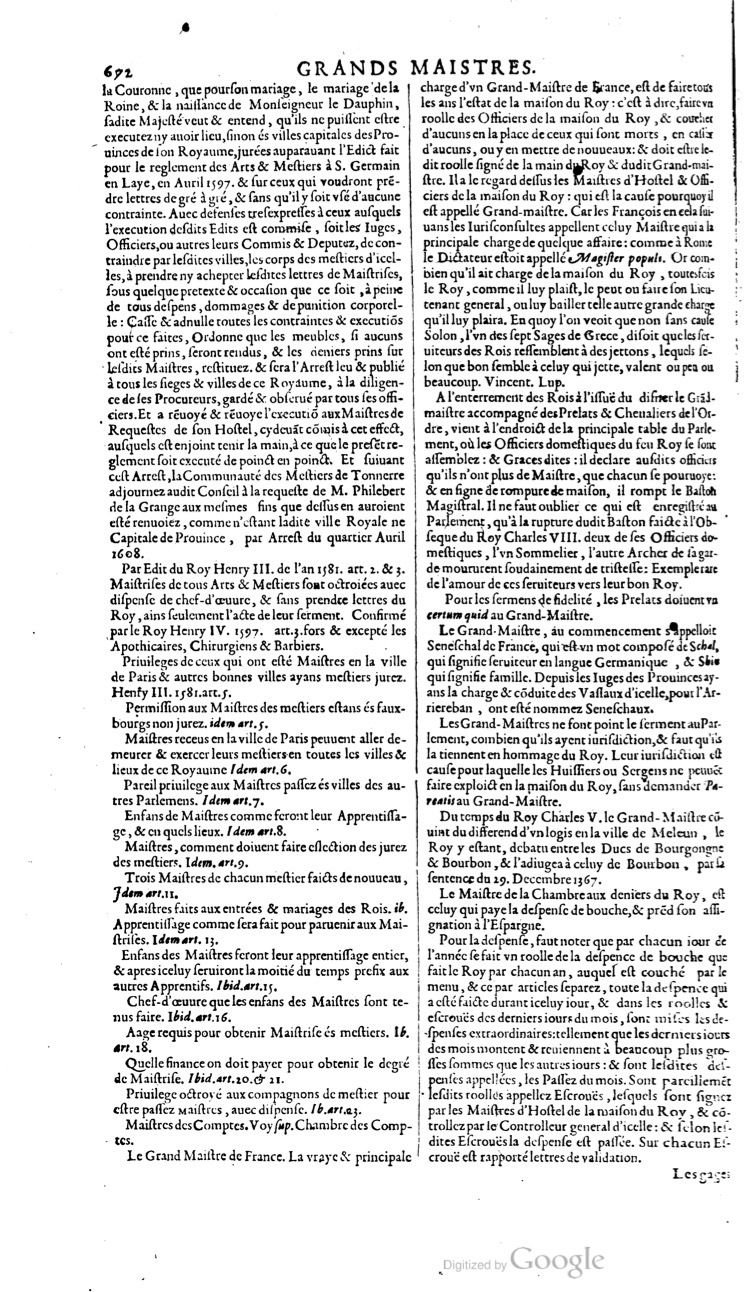 1629 - Veuve Nicolas Buon - Trésor du droit français (21754 T. 2) - BM Lyon