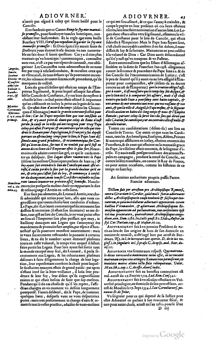1629 - Veuve Nicolas Buon - Trésor du droit français (21754 T. 1) - BM Lyon
