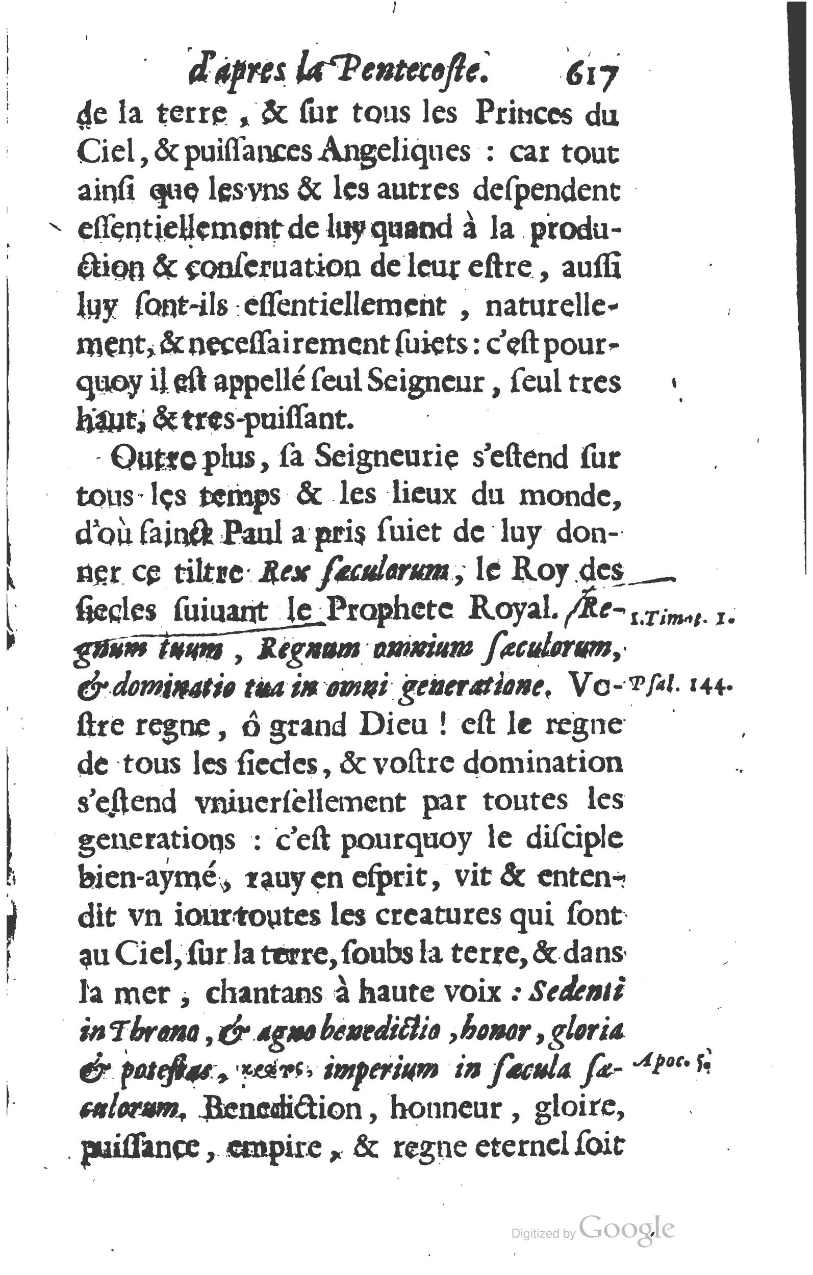 1629 - Manassés de Préaulx - Sermons ou Trésors de la piété chrétienne - BM Lyon